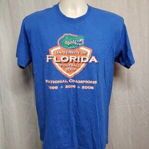 Florida Gators University NCAA Game Day Vintage Retro Tee Shirt 2008 2006